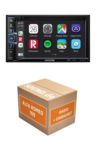 Autoradio alpine ine - ine-w611d, per